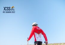 “XCSS climate can’t wait” 😊 Sport (trail + cross-country skiing in the desert) Brought to us by Estelle Peyen